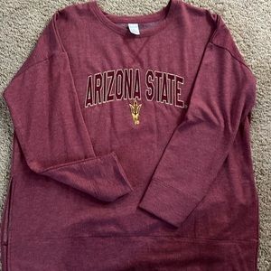 Arizona state crew neck hoodie